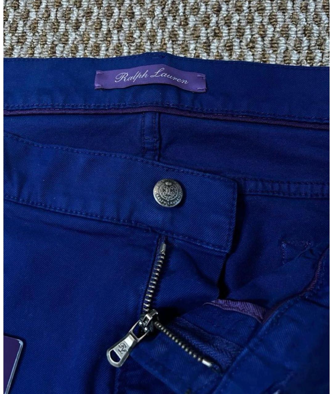 RALPH LAUREN PURPLE LABEL Синие джинсы, фото 6