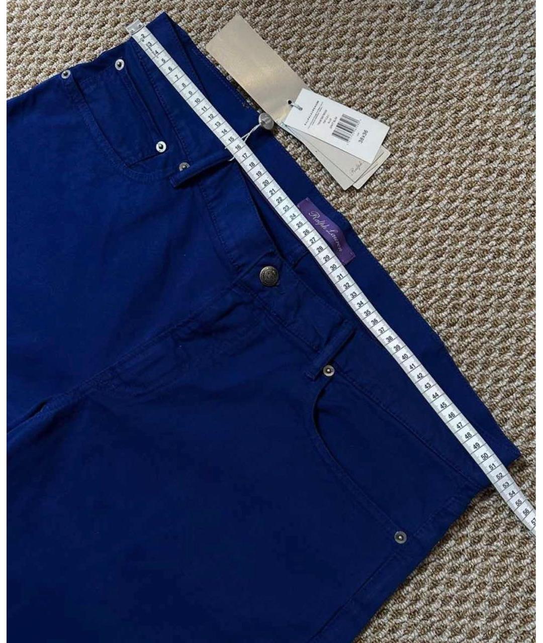 RALPH LAUREN PURPLE LABEL Синие джинсы, фото 7