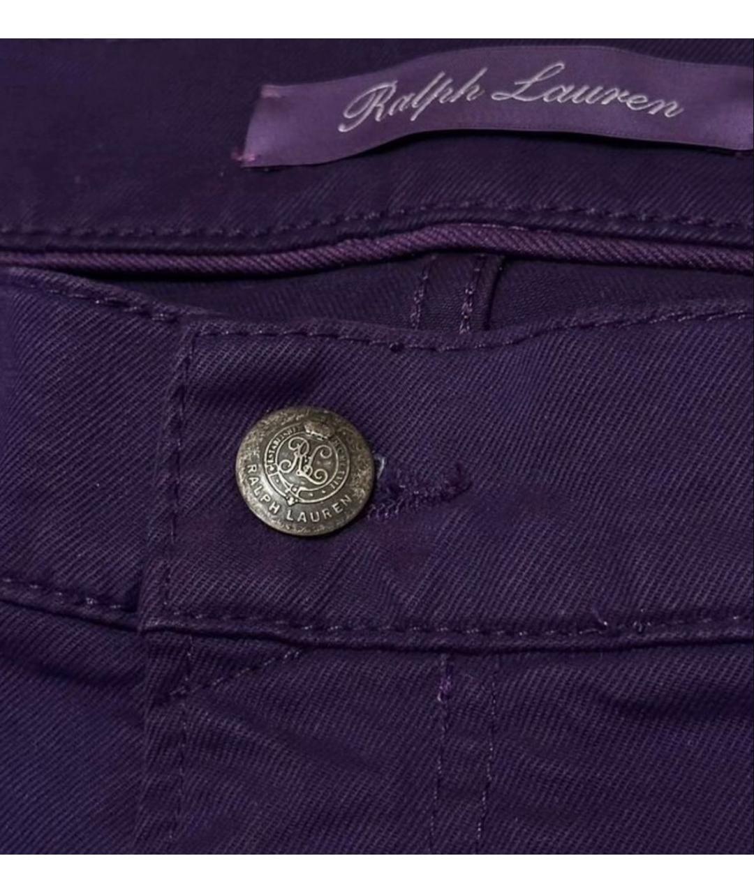 RALPH LAUREN PURPLE LABEL Фиолетовые джинсы, фото 4