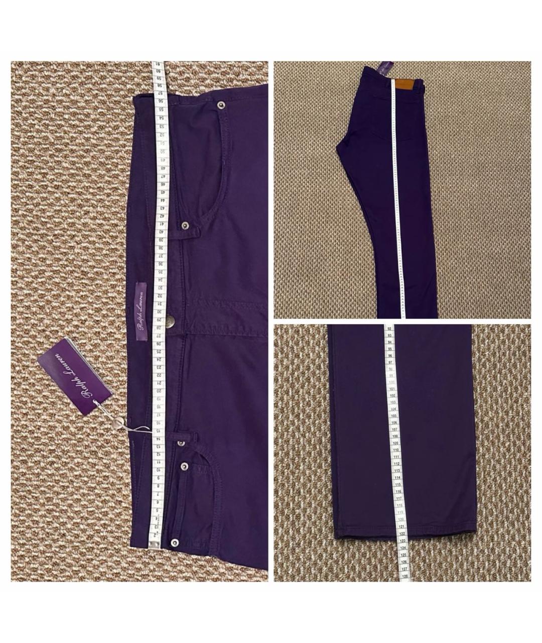 RALPH LAUREN PURPLE LABEL Фиолетовые джинсы, фото 7