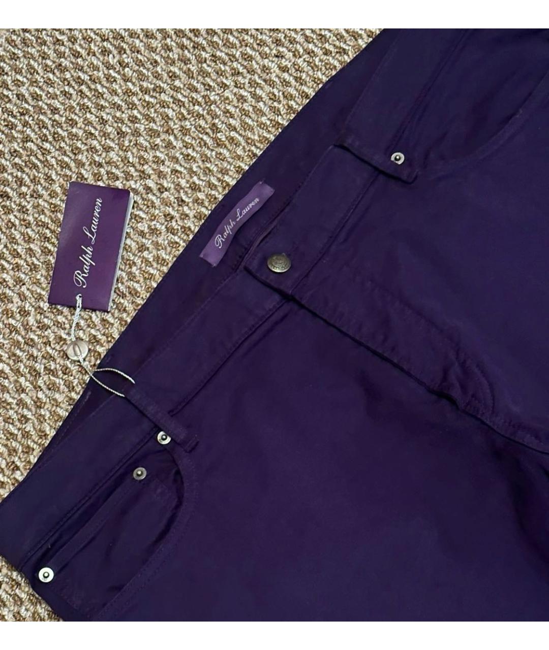 RALPH LAUREN PURPLE LABEL Фиолетовые джинсы, фото 3
