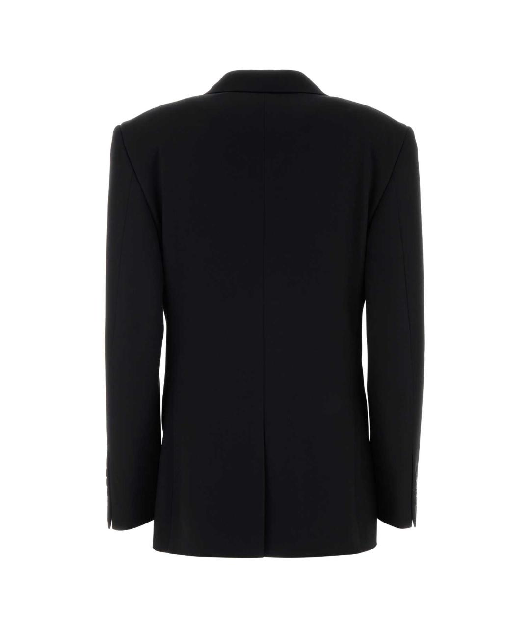 BALENCIAGA Черный шерстяной жакет/пиджак, фото 2