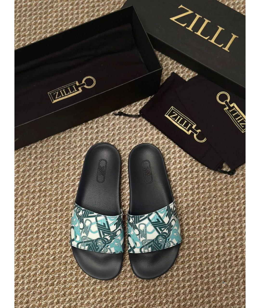 ZILLI Мульти резиновые шлепанцы, фото 4
