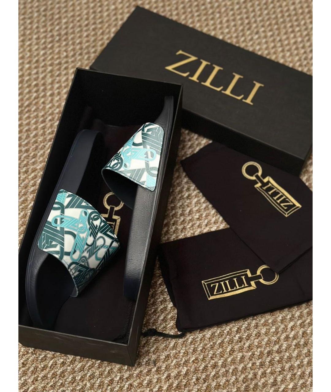 ZILLI Мульти резиновые шлепанцы, фото 5