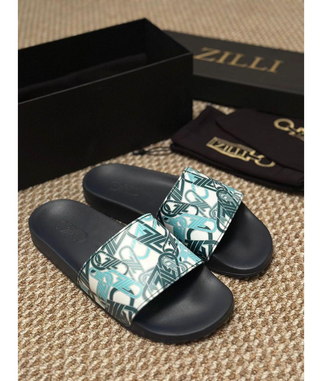 ZILLI Мульти резиновые шлепанцы, фото 7