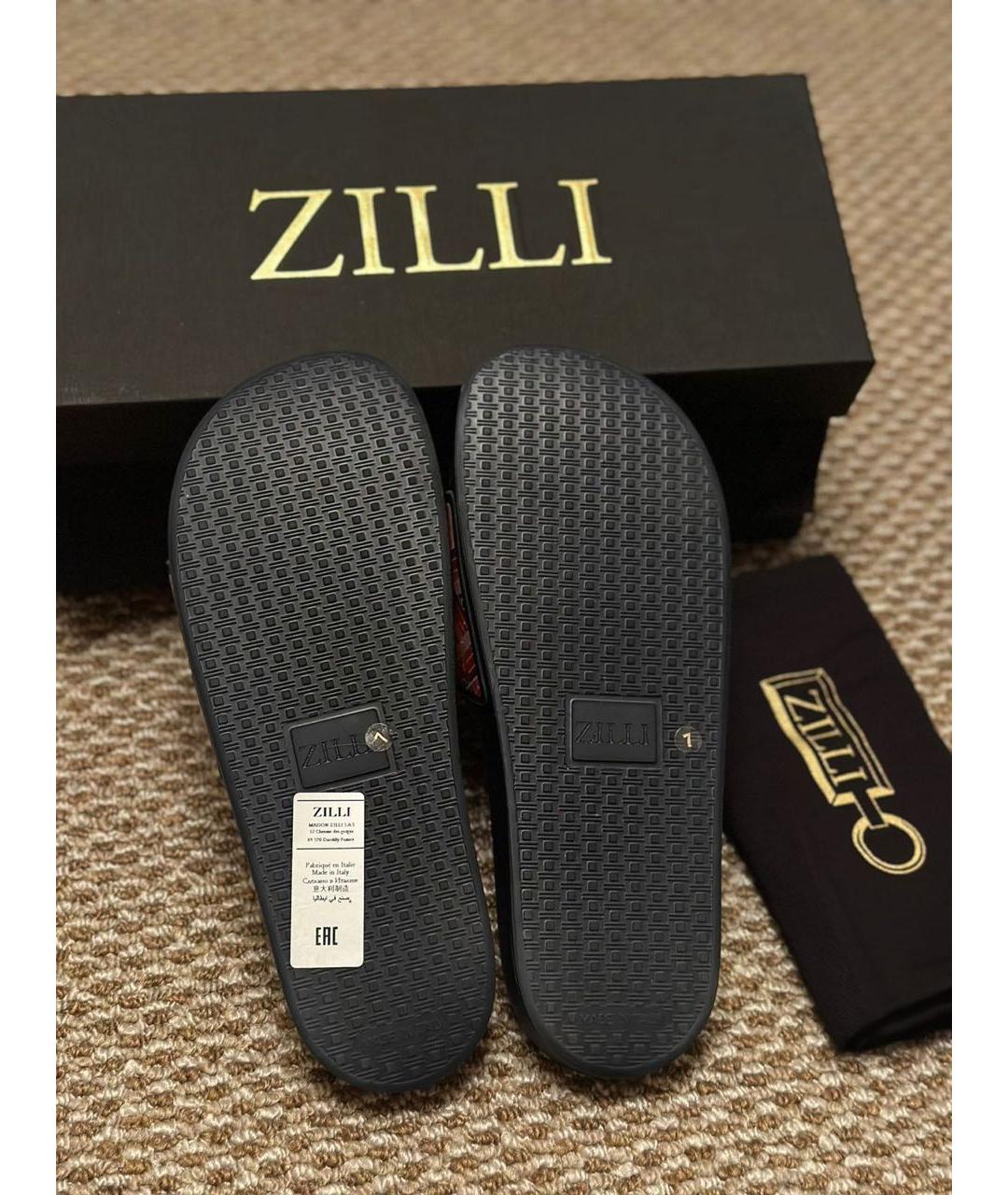 ZILLI Мульти резиновые шлепанцы, фото 7