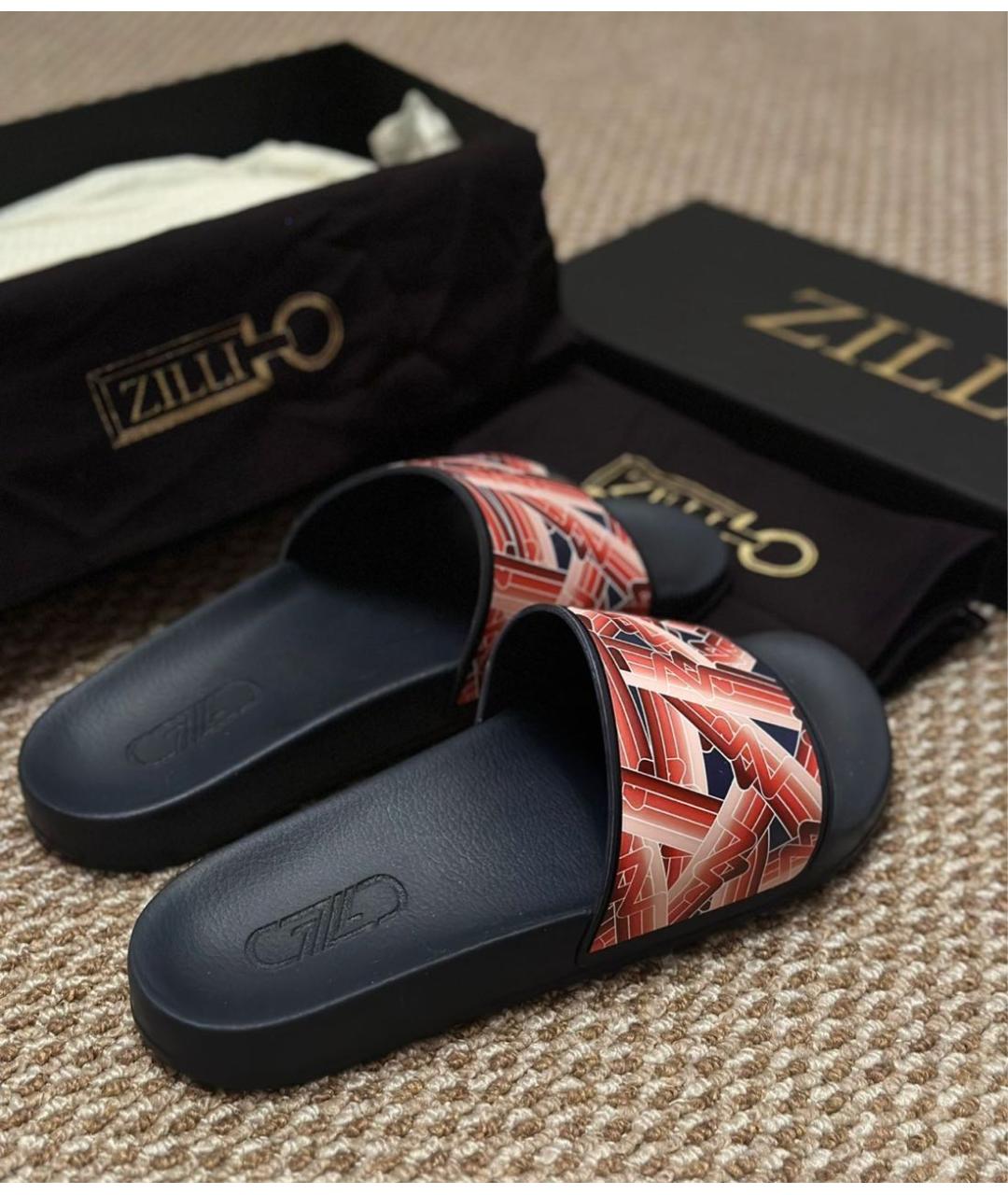 ZILLI Мульти резиновые шлепанцы, фото 6