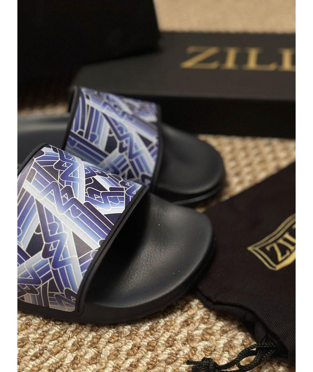 ZILLI Мульти резиновые шлепанцы, фото 7