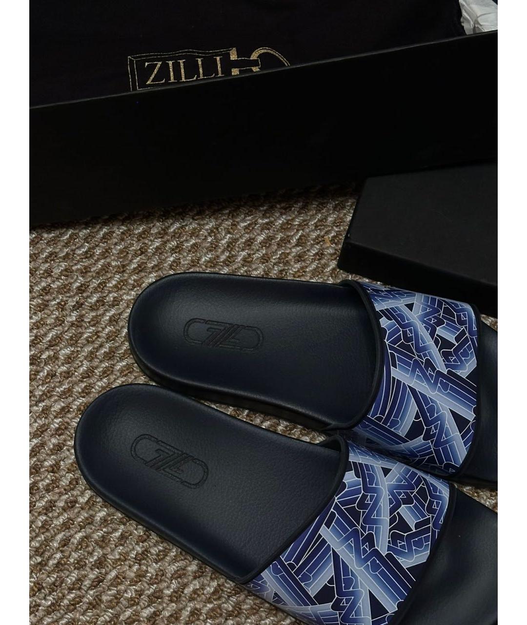 ZILLI Мульти резиновые шлепанцы, фото 4