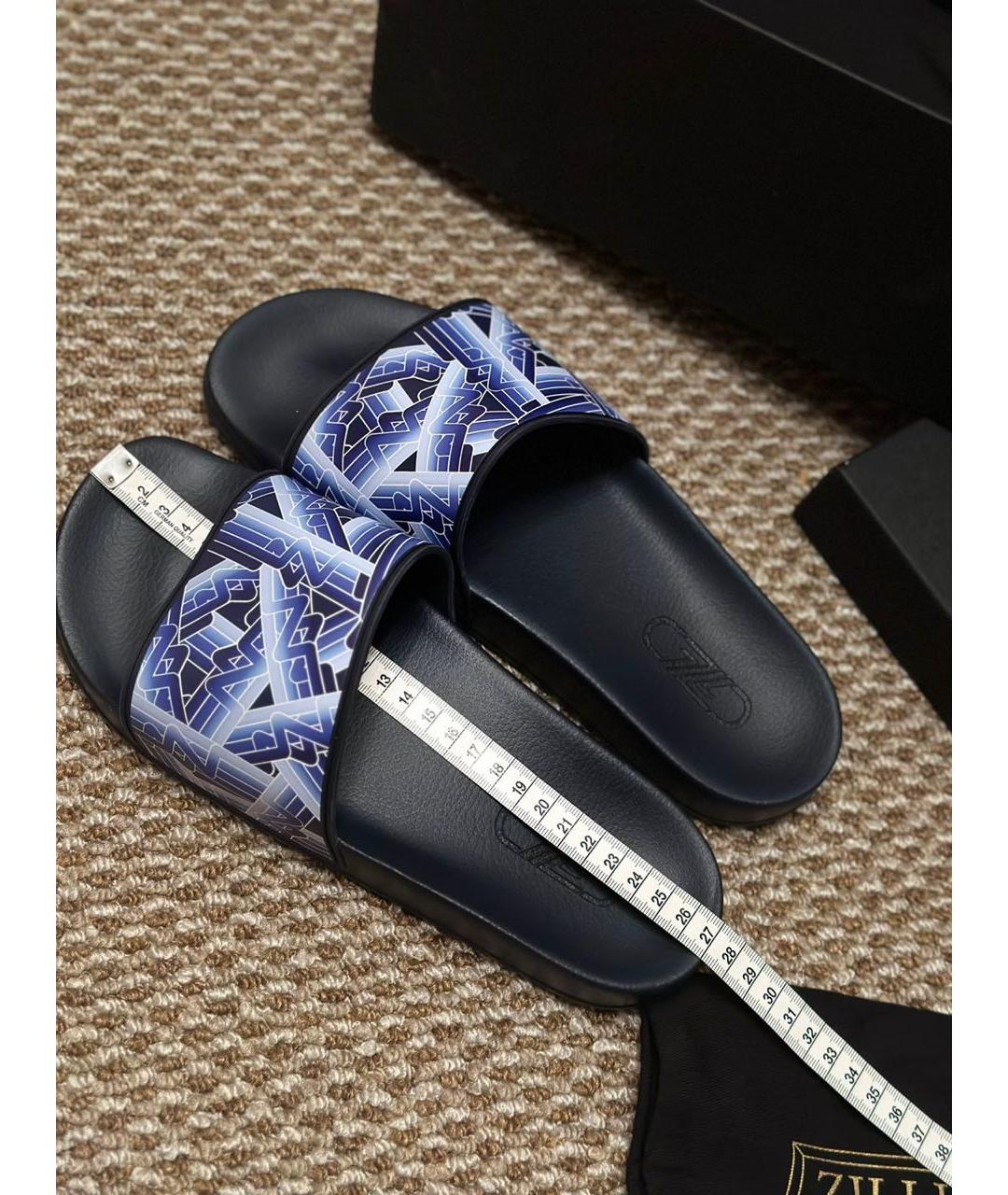 ZILLI Мульти резиновые шлепанцы, фото 8