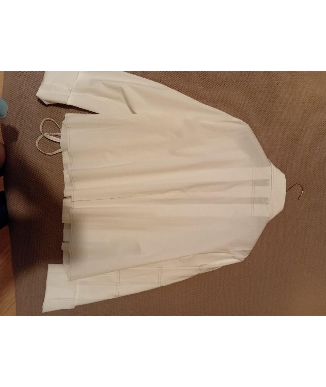 ALBERTA FERRETTI Белая хлопковая рубашка, фото 2