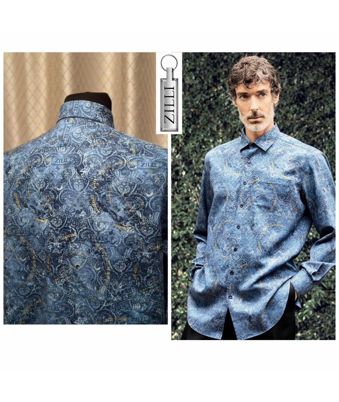 ZILLI Мульти хлопковая кэжуал рубашка, фото 3