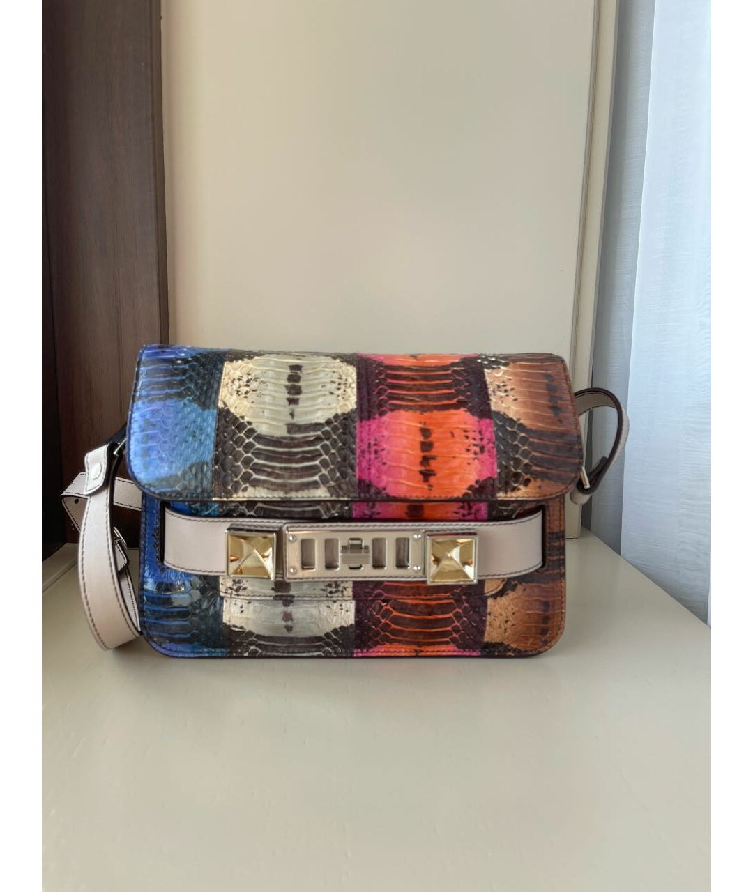 PROENZA SCHOULER Мульти сумка через плечо из экзотической кожи, фото 9