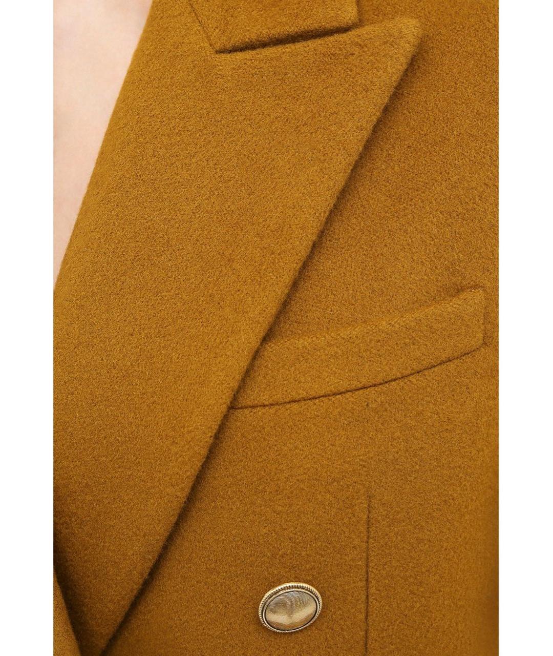 SAINT LAURENT Горчичный жакет/пиджак, фото 6