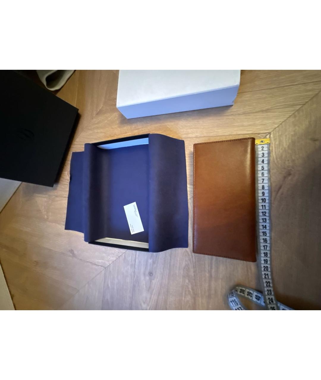 DUPONT Коричневый кожаный кошелек, фото 2