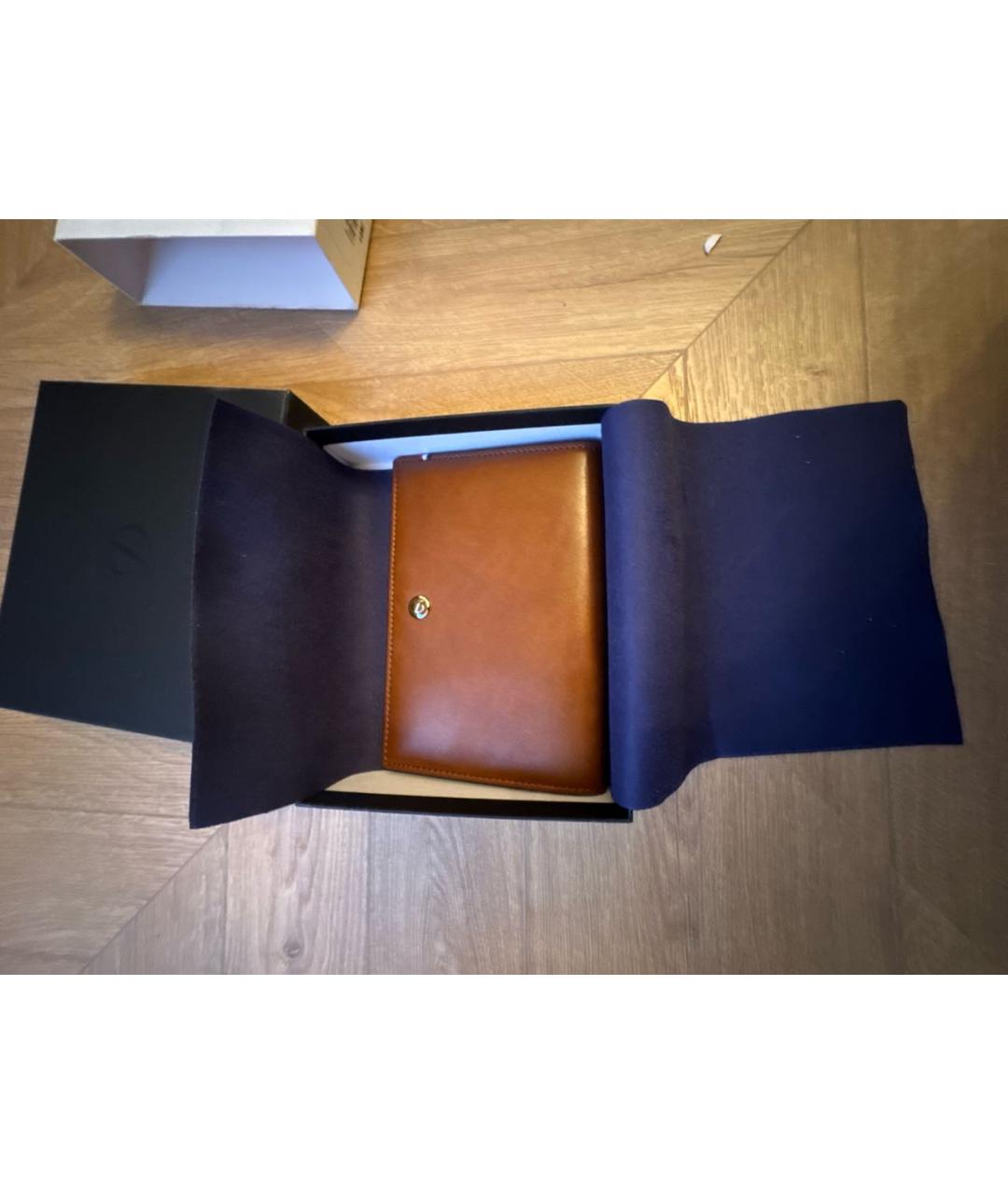 DUPONT Коричневый кожаный кошелек, фото 8