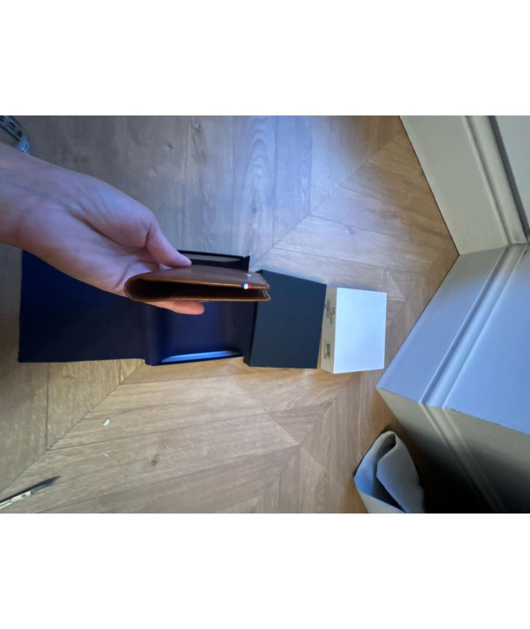 DUPONT Коричневый кожаный кошелек, фото 6