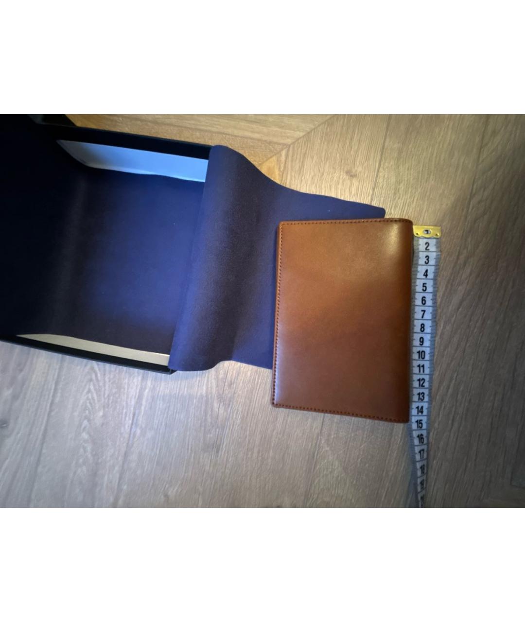 DUPONT Коричневый кожаный кошелек, фото 2