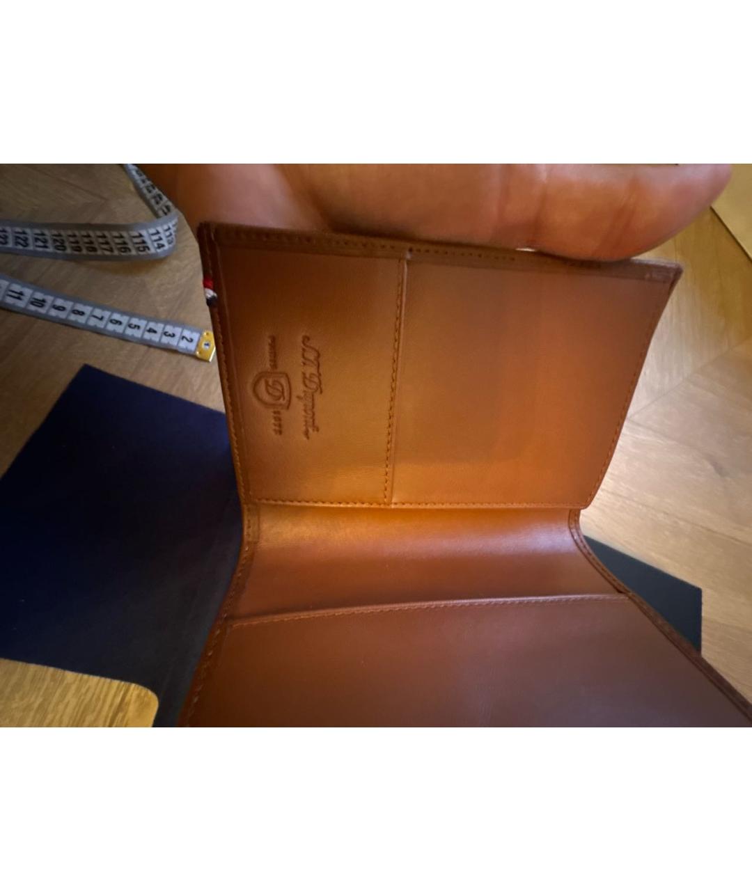 DUPONT Коричневый кожаный кошелек, фото 5