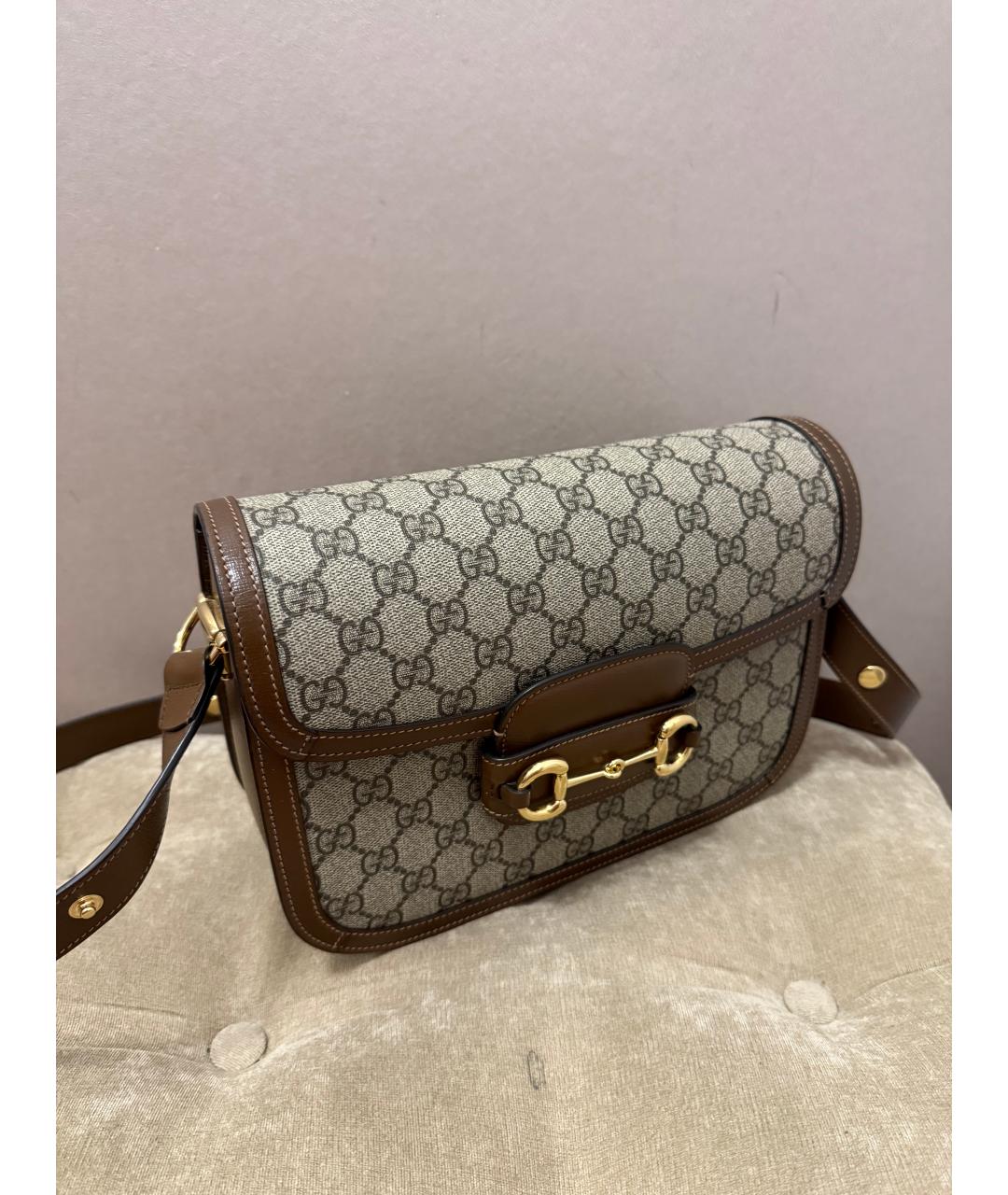 GUCCI Коричневая сумка через плечо, фото 4