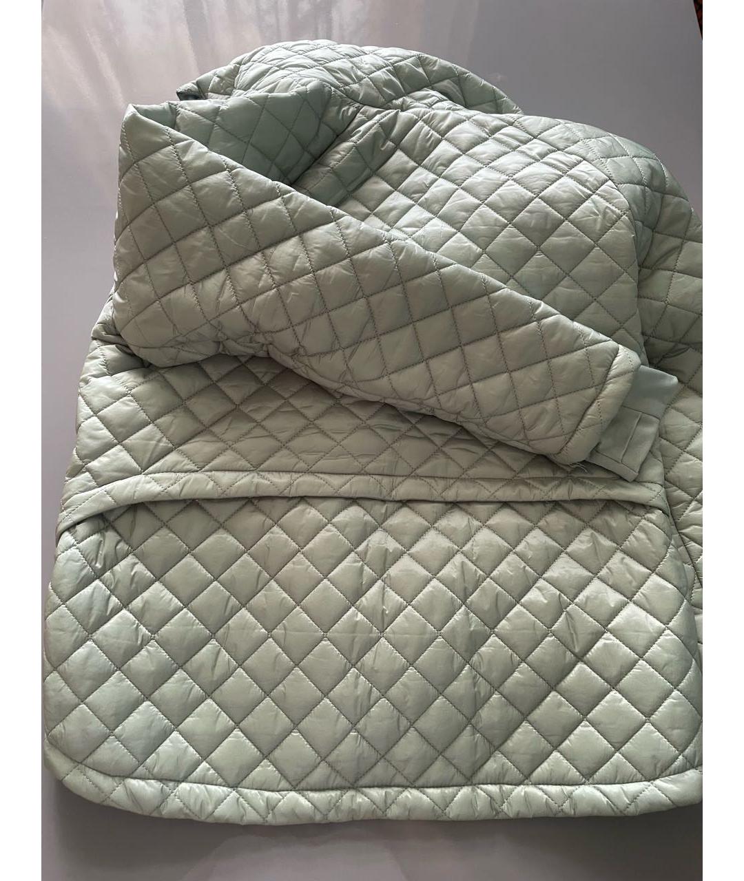 BCBG MAXAZRIA Бирюзовая полиэстеровая куртка, фото 7