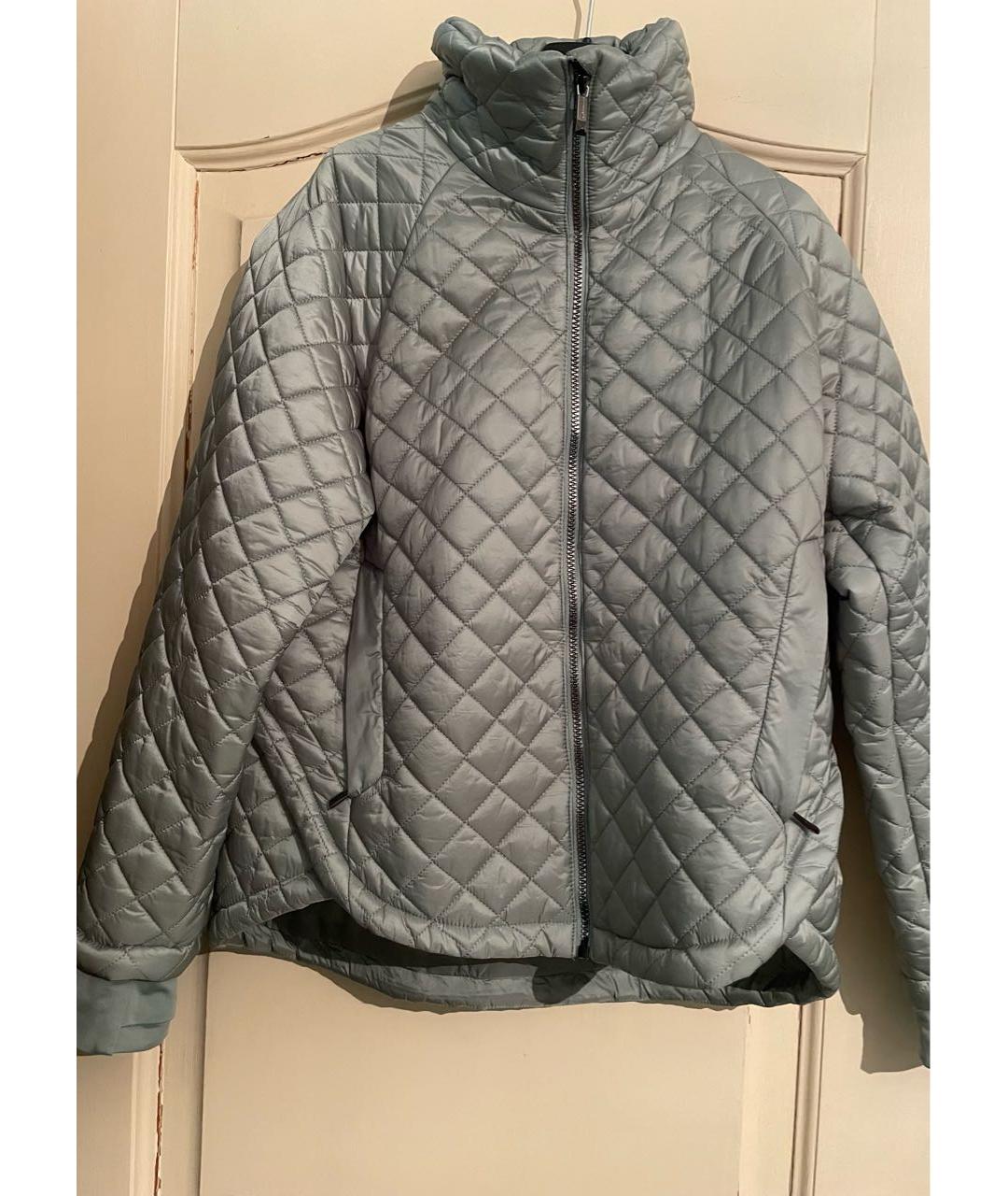 BCBG MAXAZRIA Бирюзовая полиэстеровая куртка, фото 9