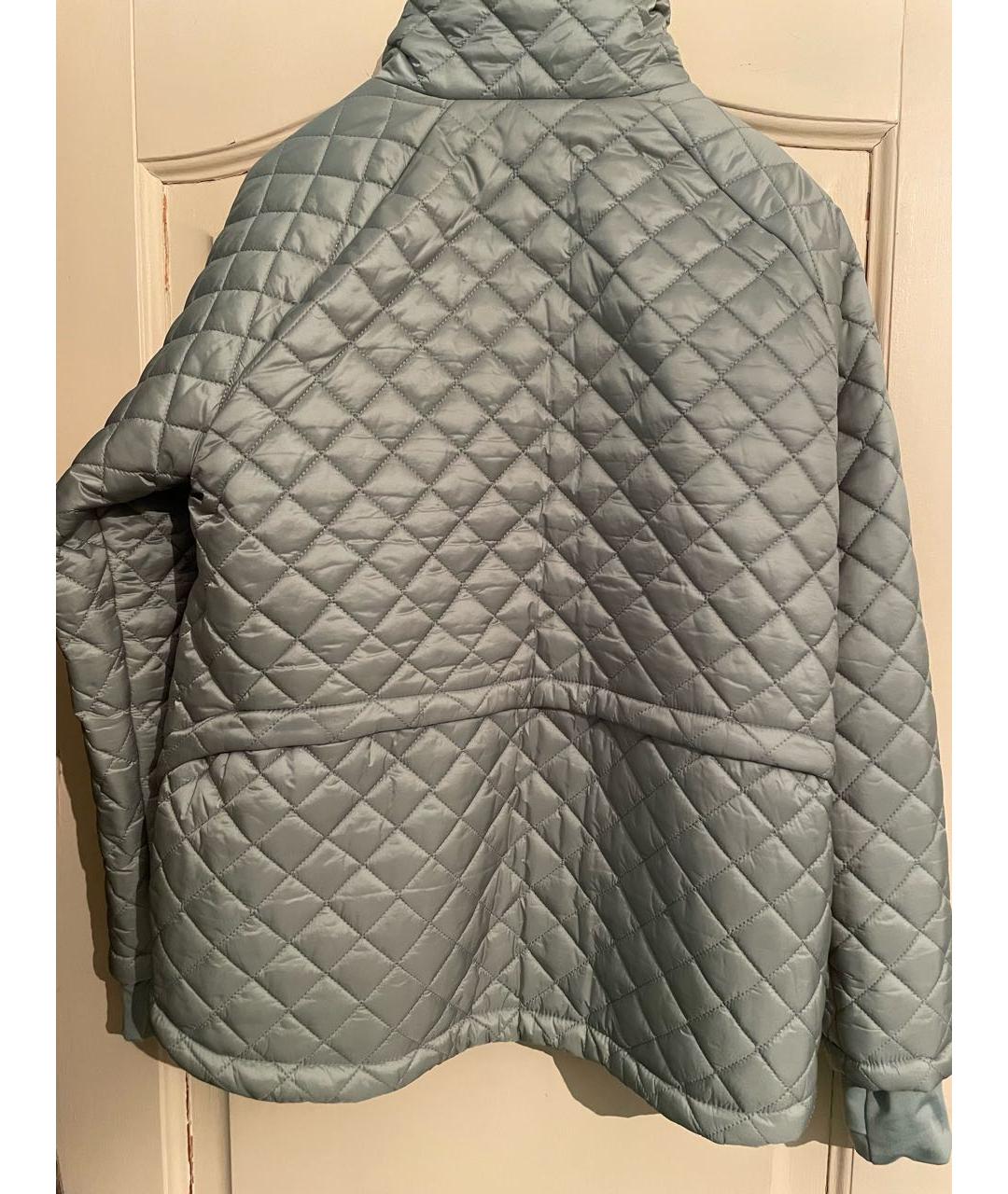 BCBG MAXAZRIA Бирюзовая полиэстеровая куртка, фото 2