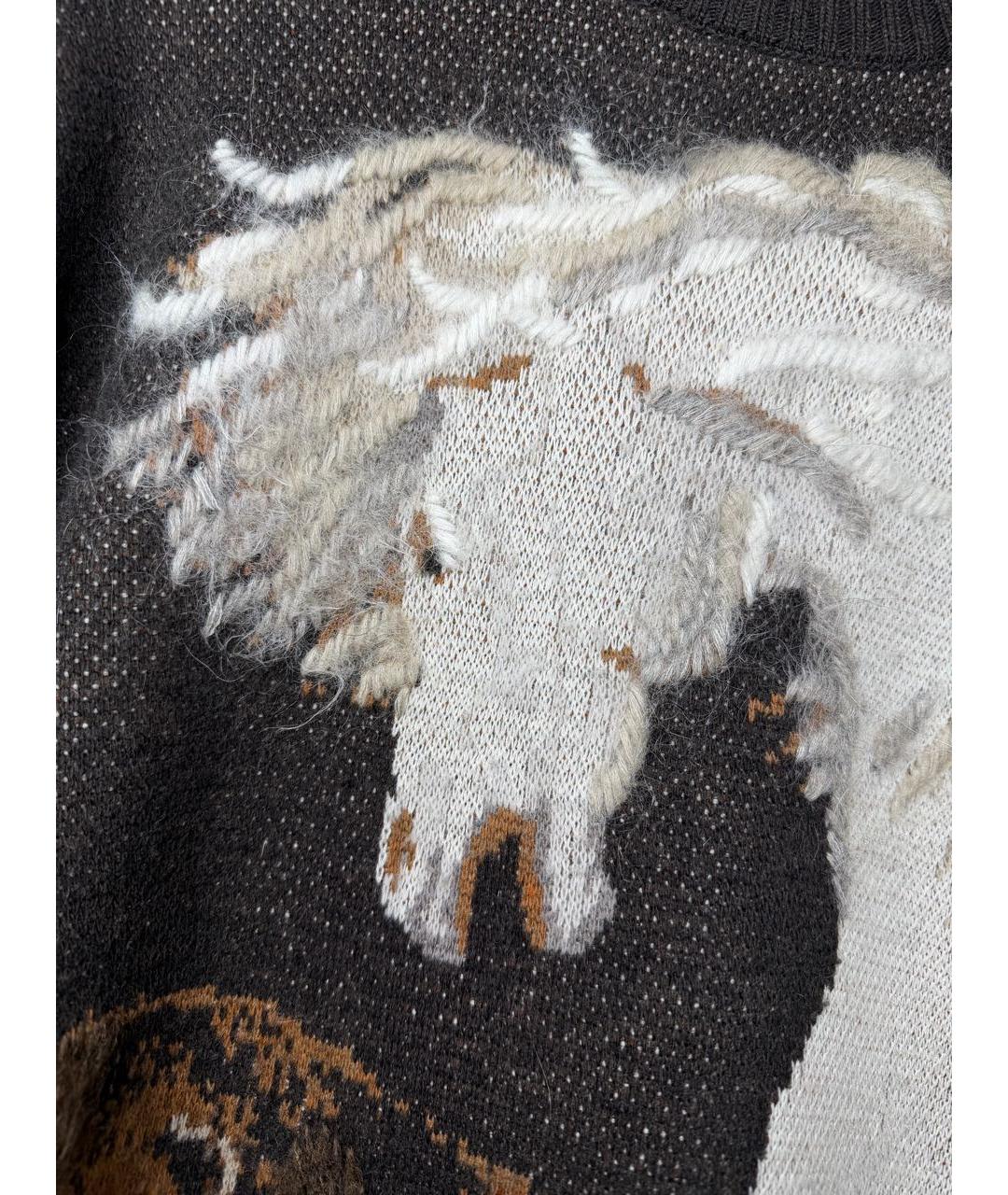 STELLA MCCARTNEY Коричневый шерстяной джемпер / свитер, фото 5