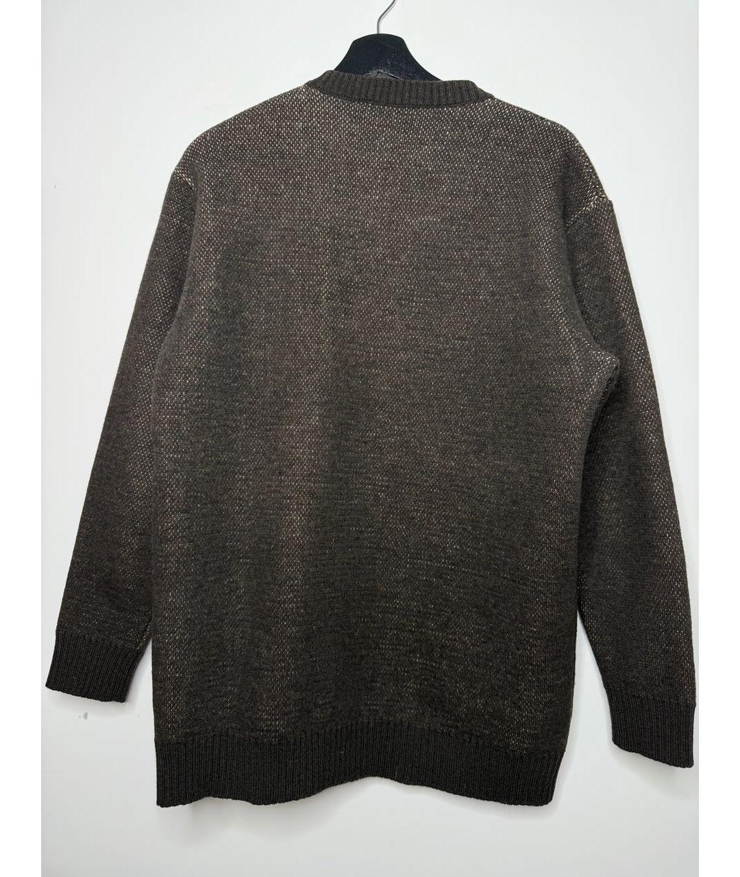 STELLA MCCARTNEY Коричневый шерстяной джемпер / свитер, фото 2