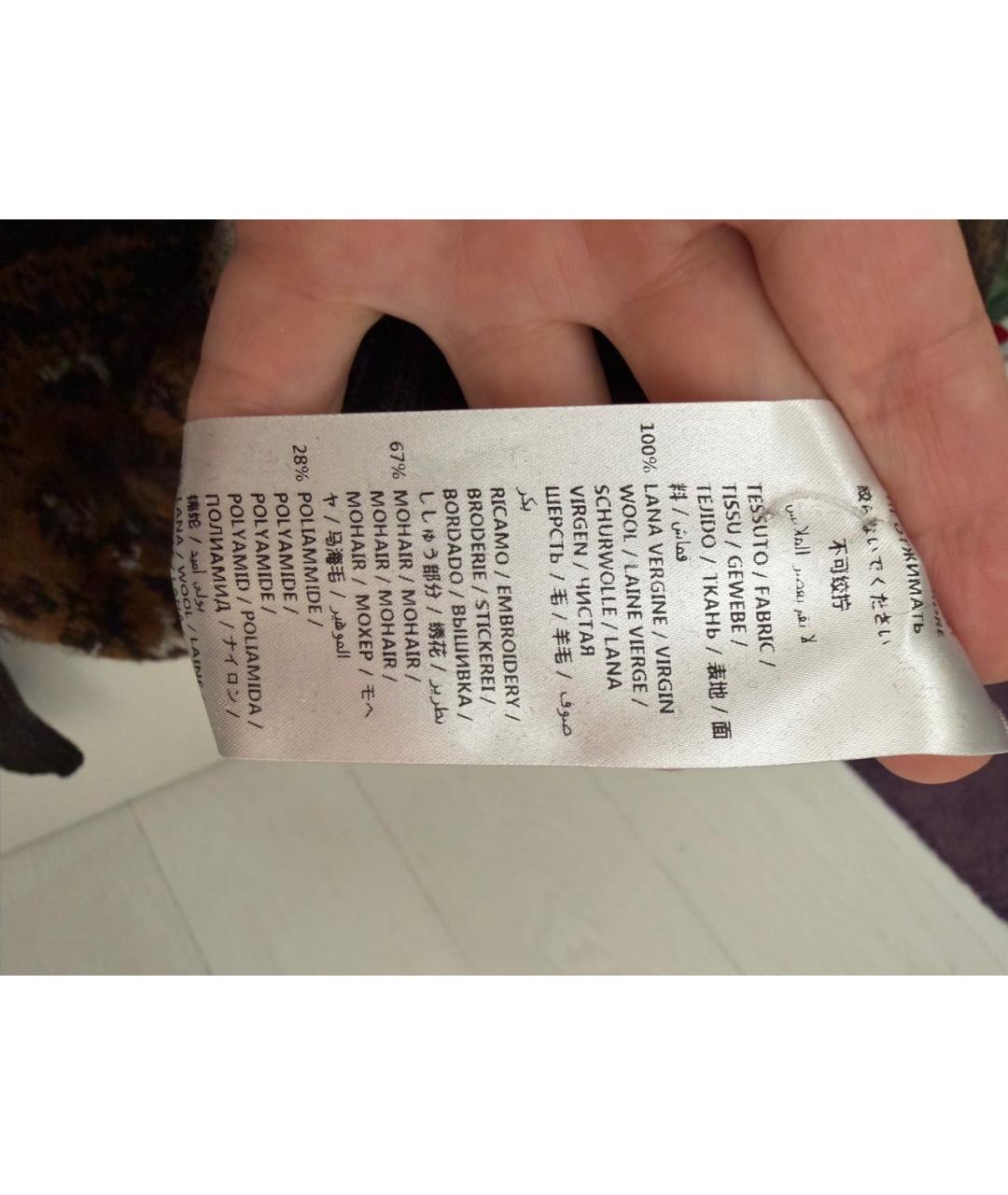 STELLA MCCARTNEY Коричневый шерстяной джемпер / свитер, фото 7