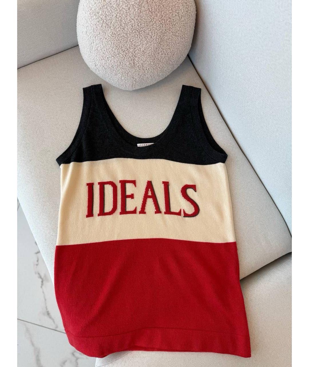 BRUNELLO CUCINELLI Мульти майка, фото 9