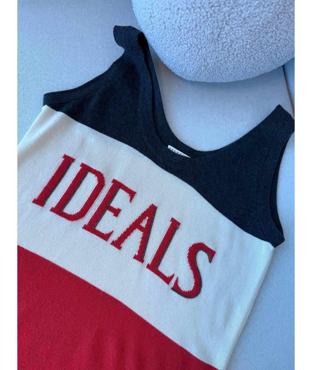 BRUNELLO CUCINELLI Мульти майка, фото 6