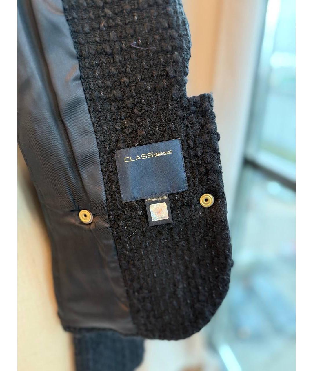 ROBERTO CAVALLI Черный жакет/пиджак, фото 4