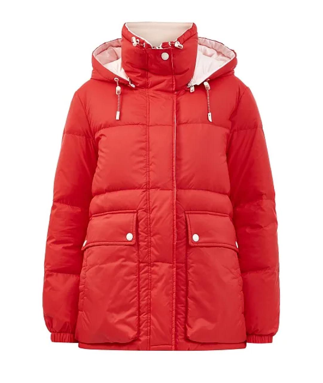 ARMY YVES SALOMON Красный полиамидовый пуховик, фото 1