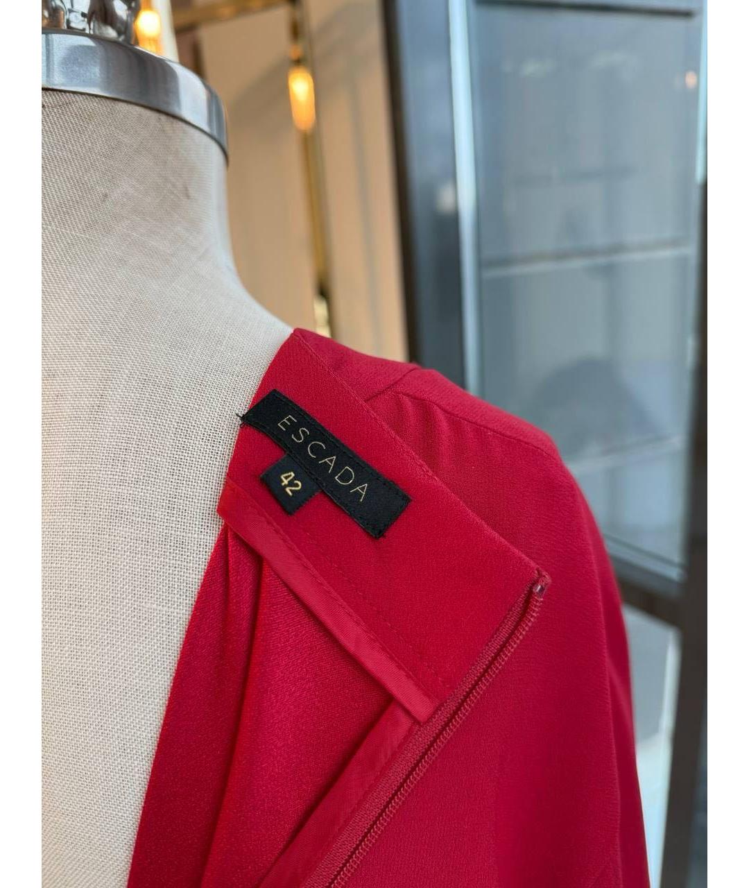 ESCADA Красное повседневное платье, фото 3