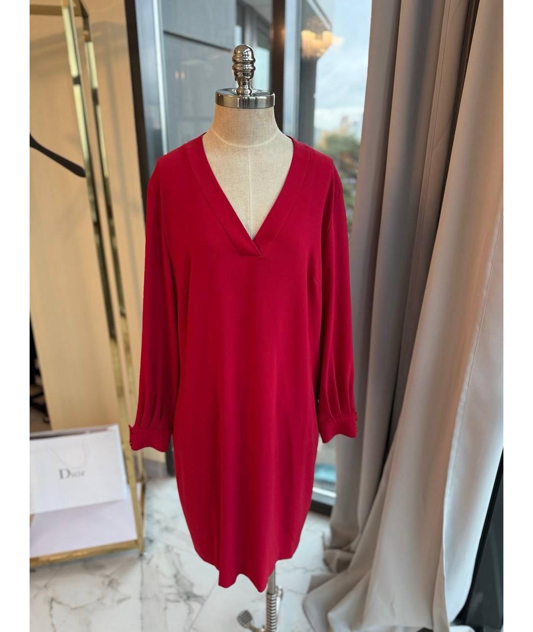 ESCADA Красное повседневное платье, фото 8