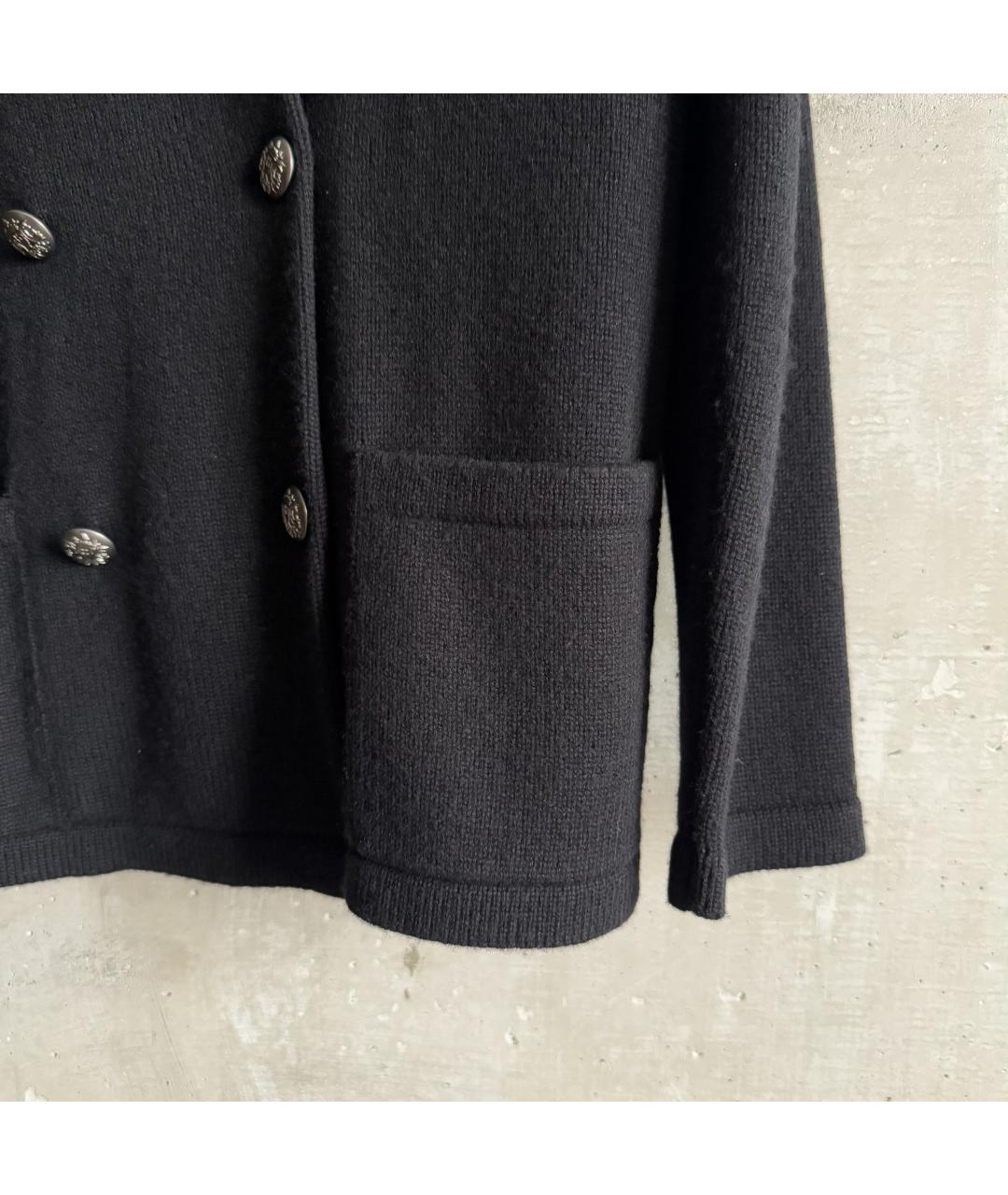 DOLCE&GABBANA Черный кашемировый кардиган, фото 6