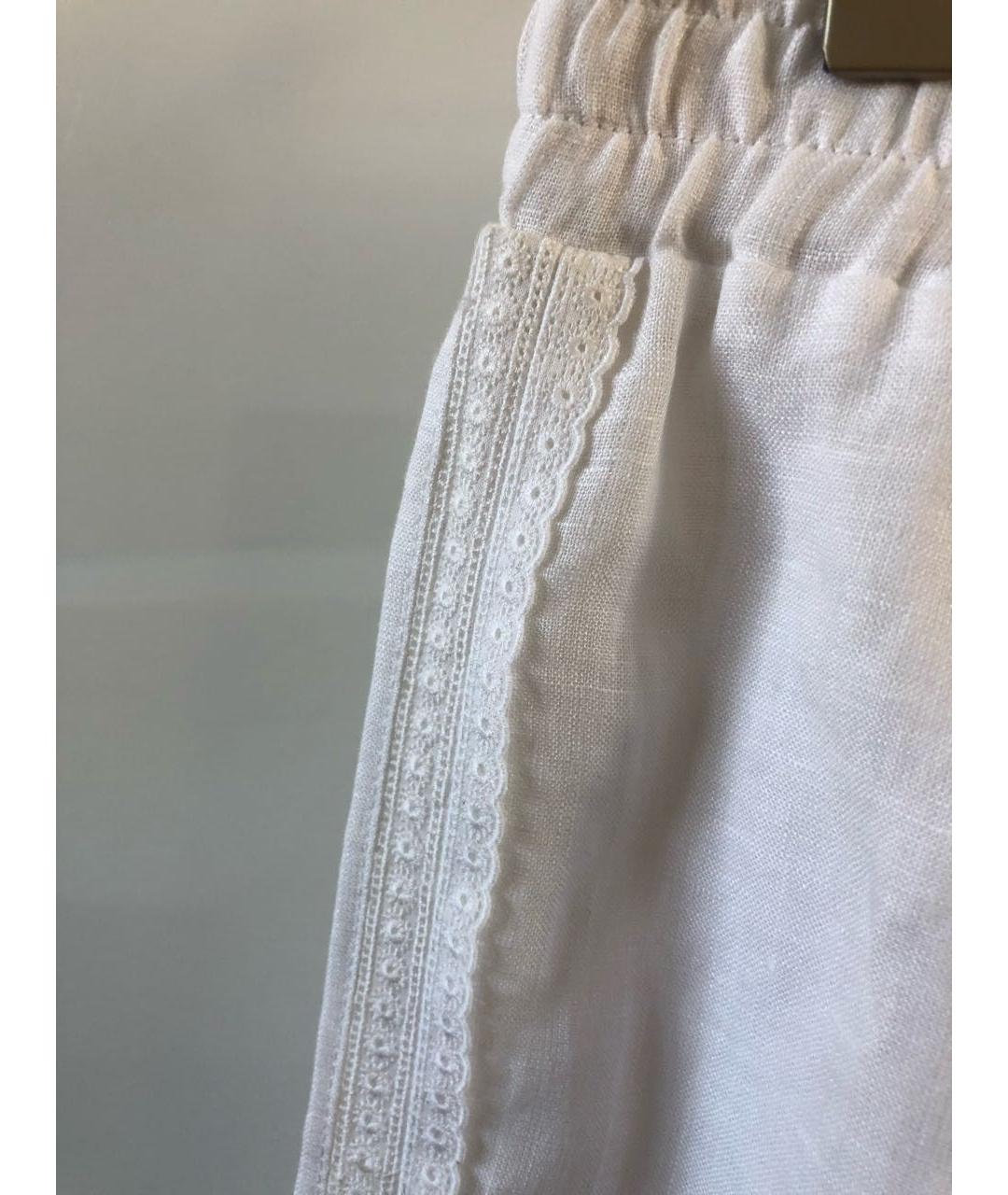 ERMANNO SCERVINO Белый льняной комплект, фото 4