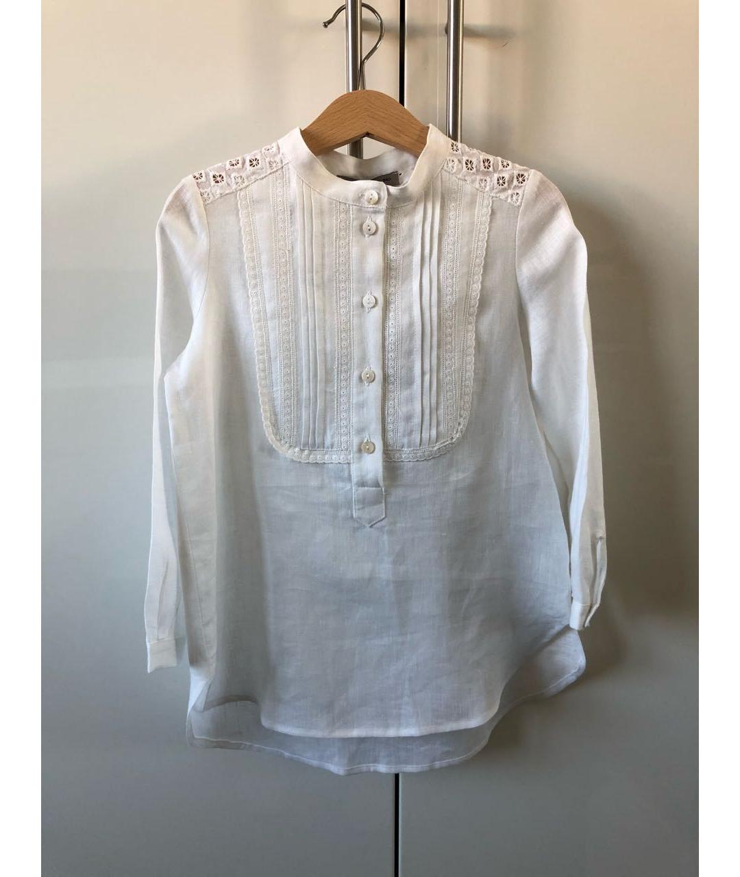 ERMANNO SCERVINO Белый льняной комплект, фото 8