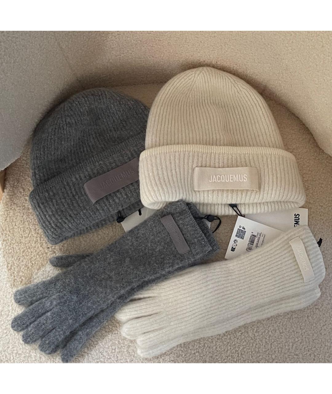 JACQUEMUS Бежевая шерстяная шляпа, фото 4