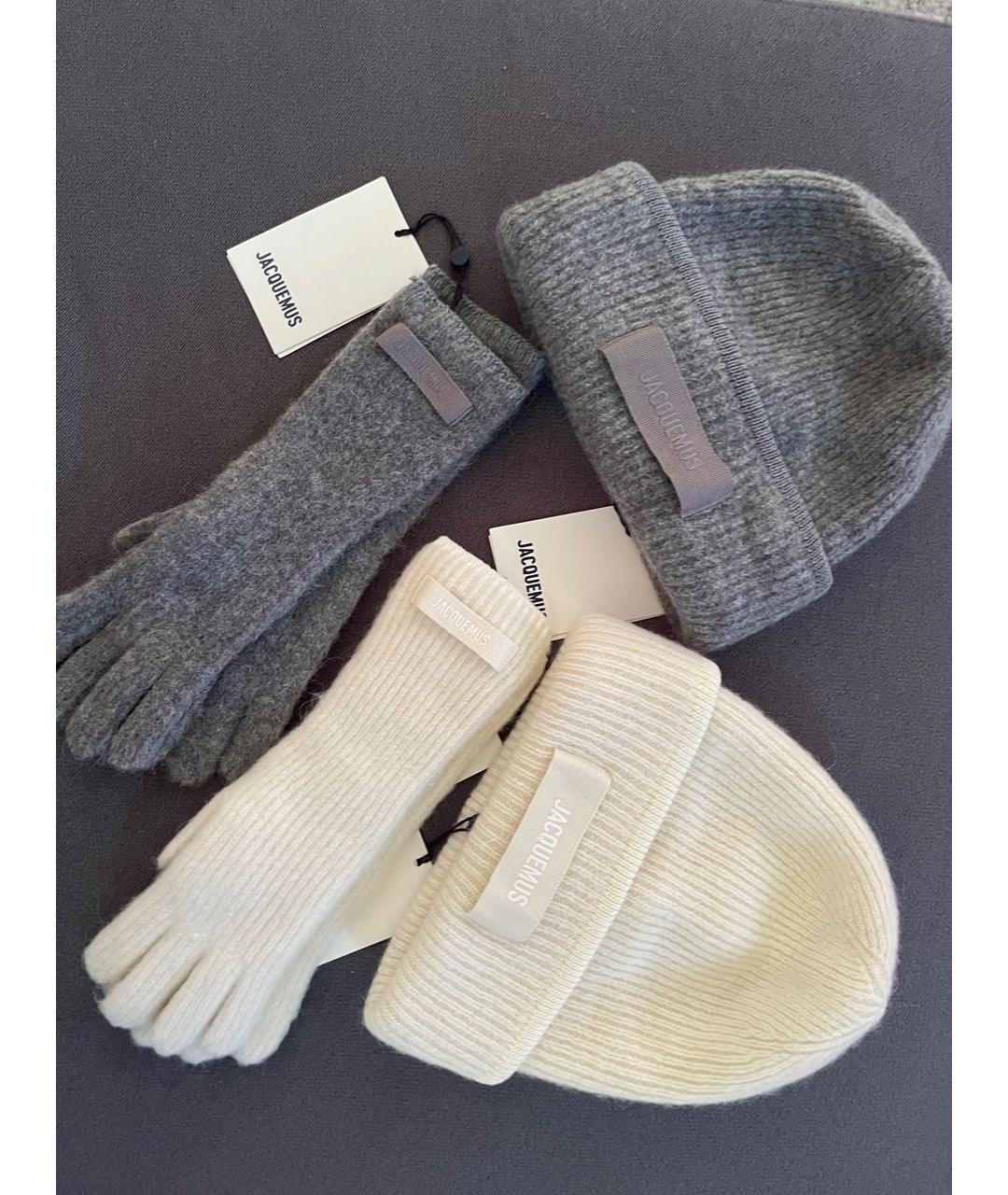 JACQUEMUS Бежевая шерстяная шляпа, фото 5