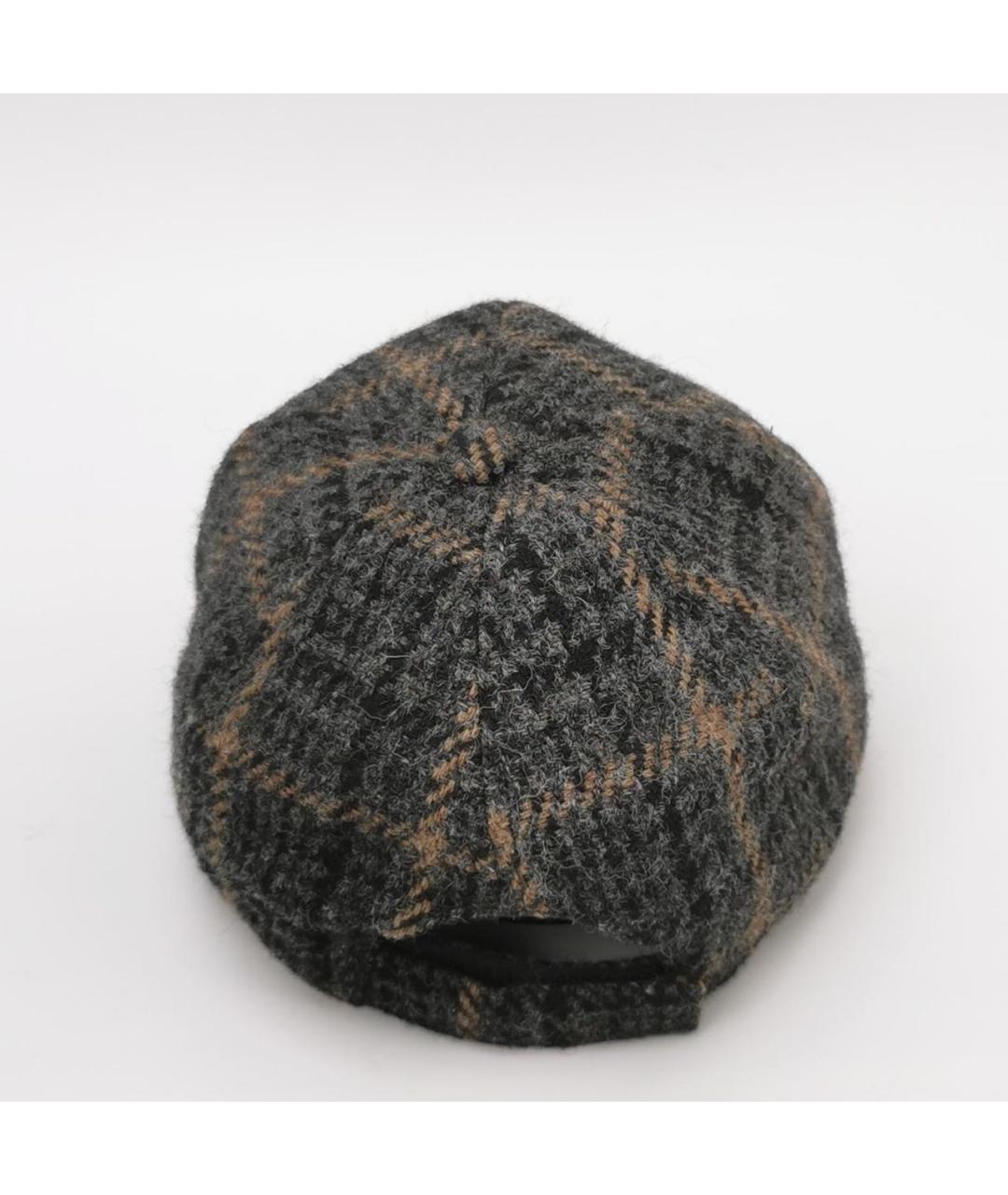 MIU MIU Черная шерстяная кепка, фото 3