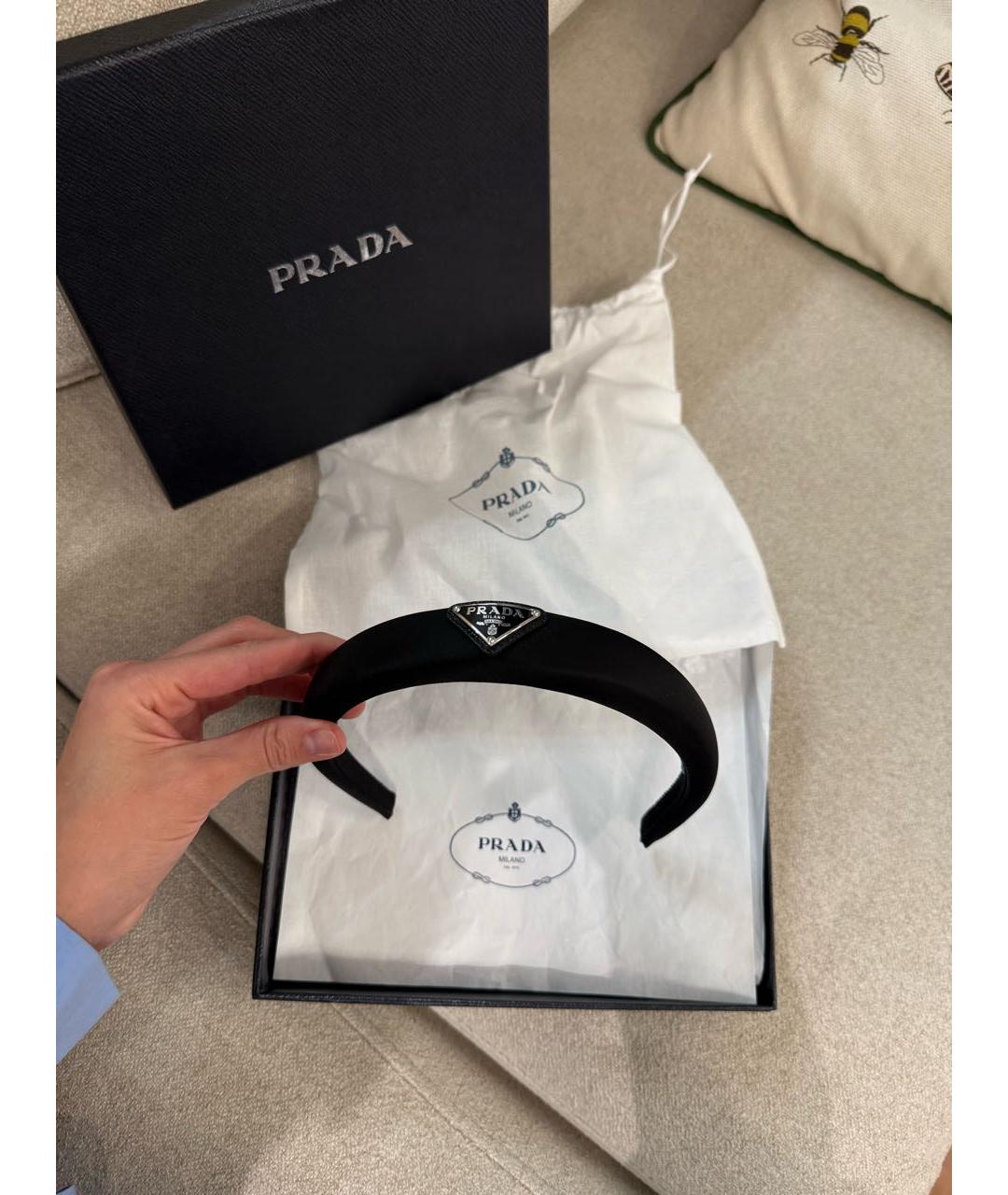 PRADA Черный ободок, фото 2