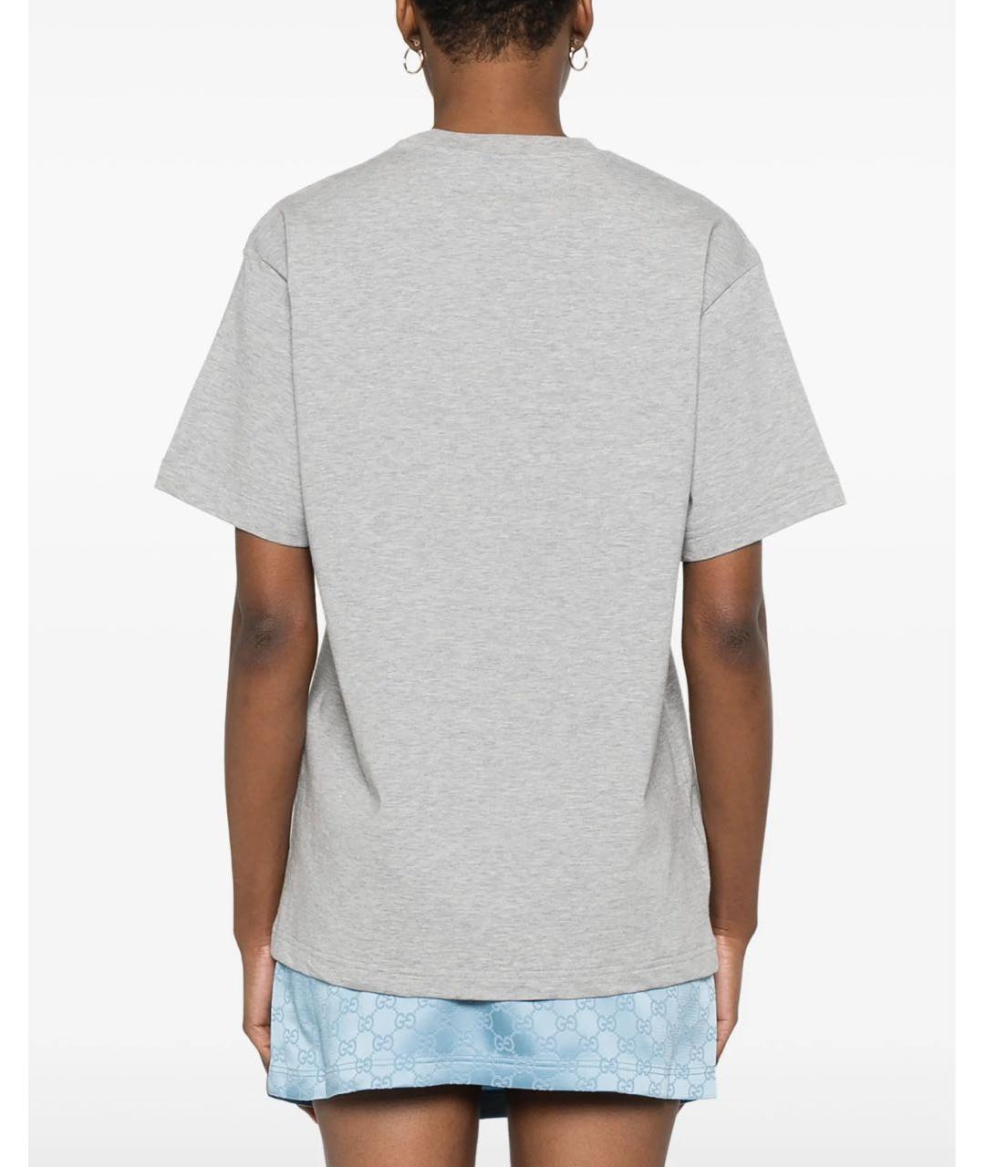 GUCCI Серая футболка, фото 4