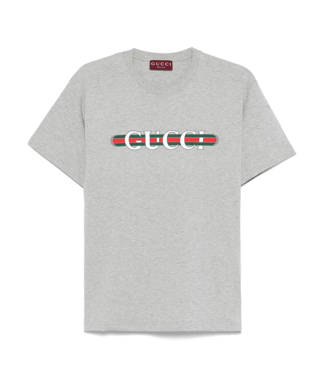 GUCCI Серая футболка, фото 1