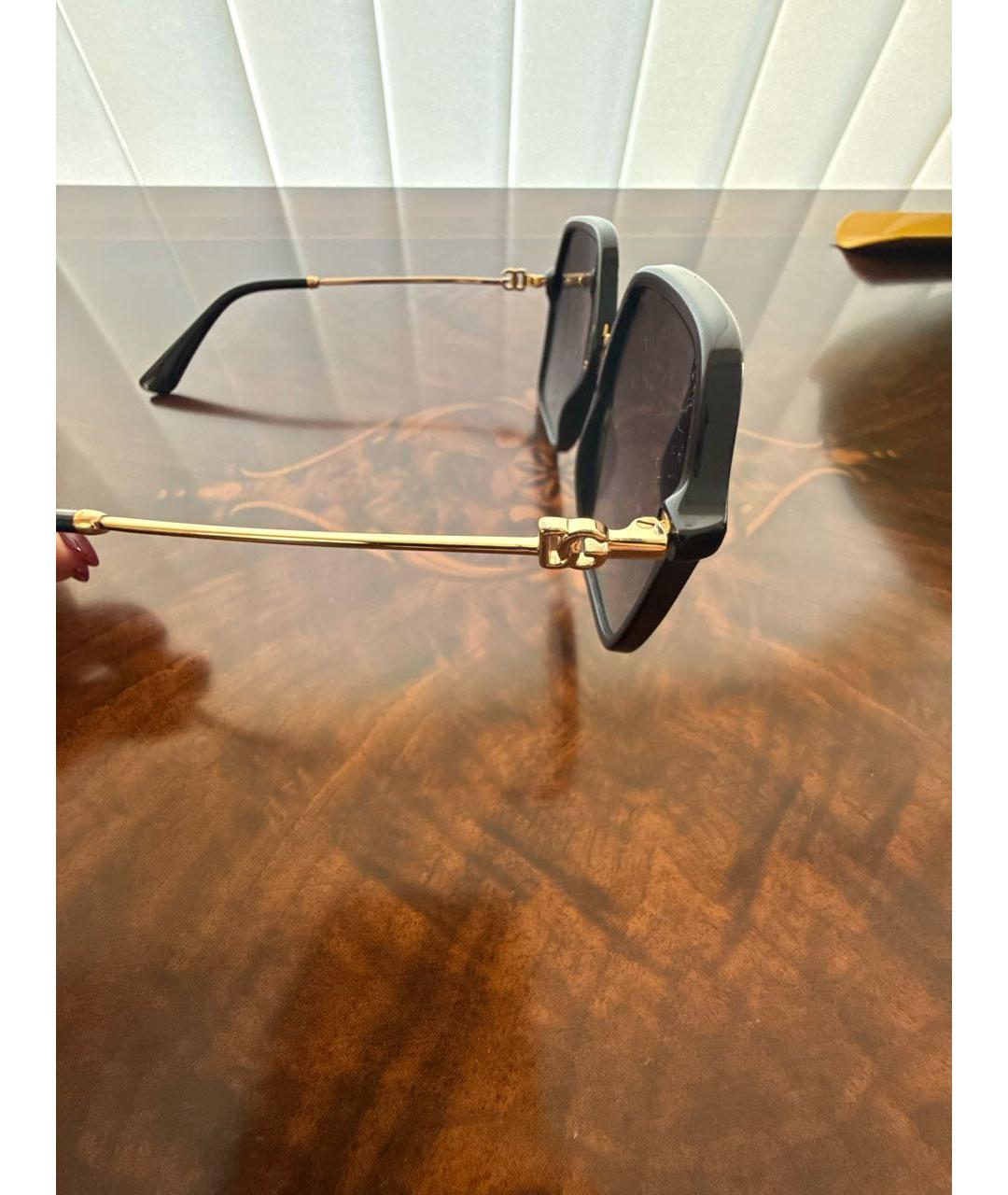 DOLCE&GABBANA Черные пластиковые солнцезащитные очки, фото 3