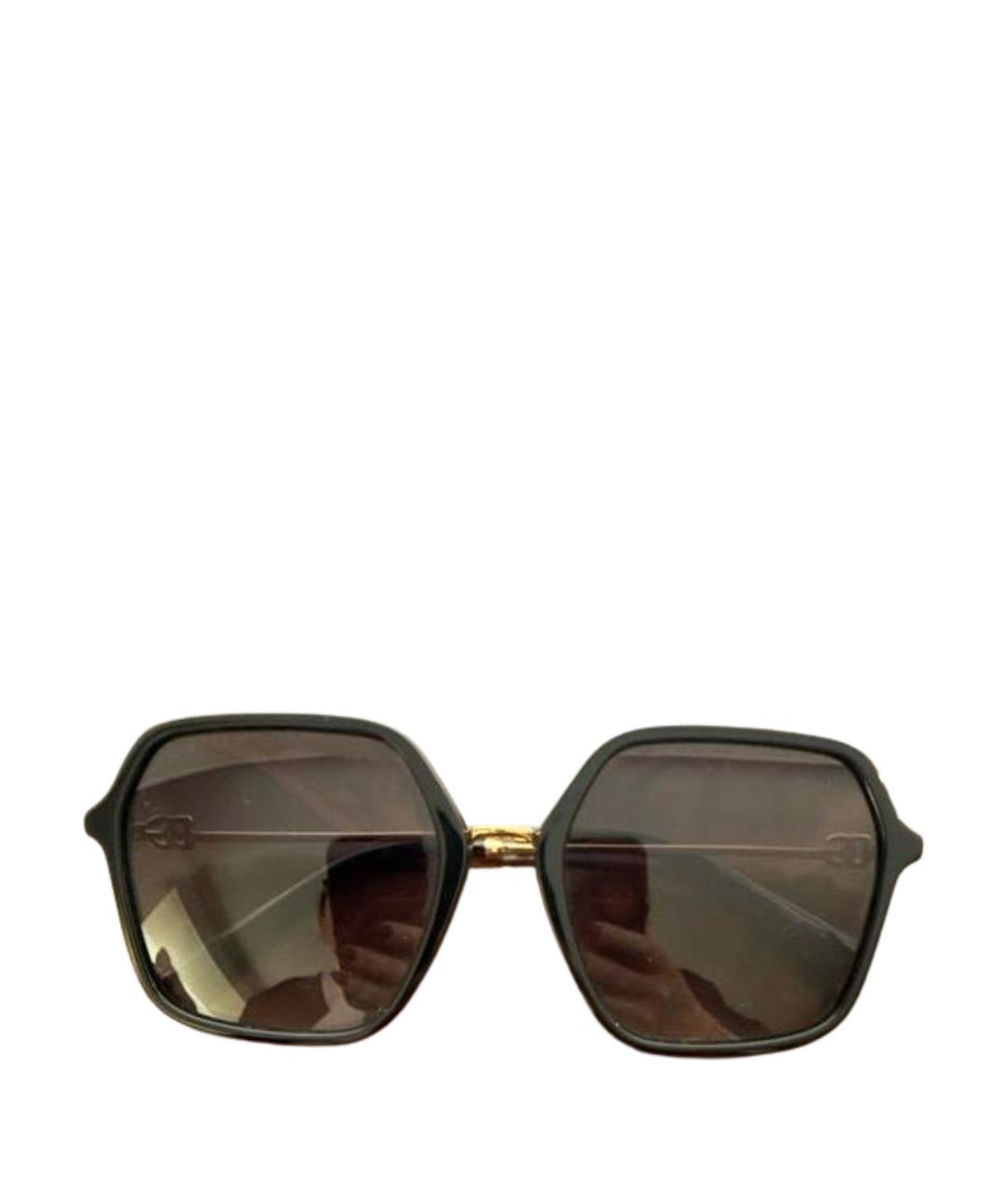 DOLCE&GABBANA Черные пластиковые солнцезащитные очки, фото 1