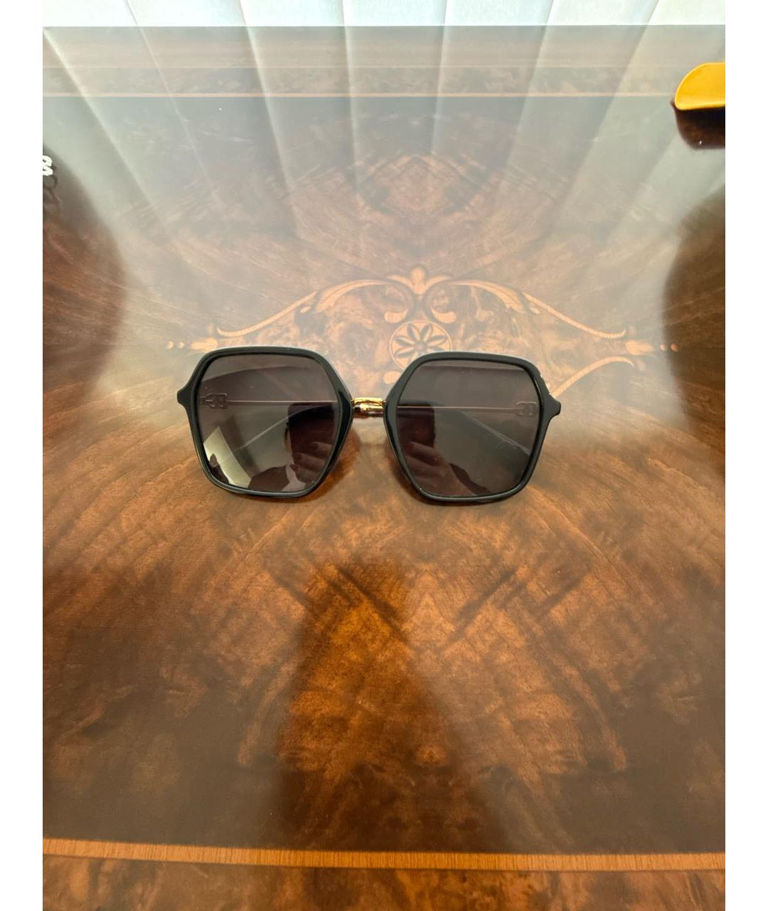 DOLCE&GABBANA Черные пластиковые солнцезащитные очки, фото 5