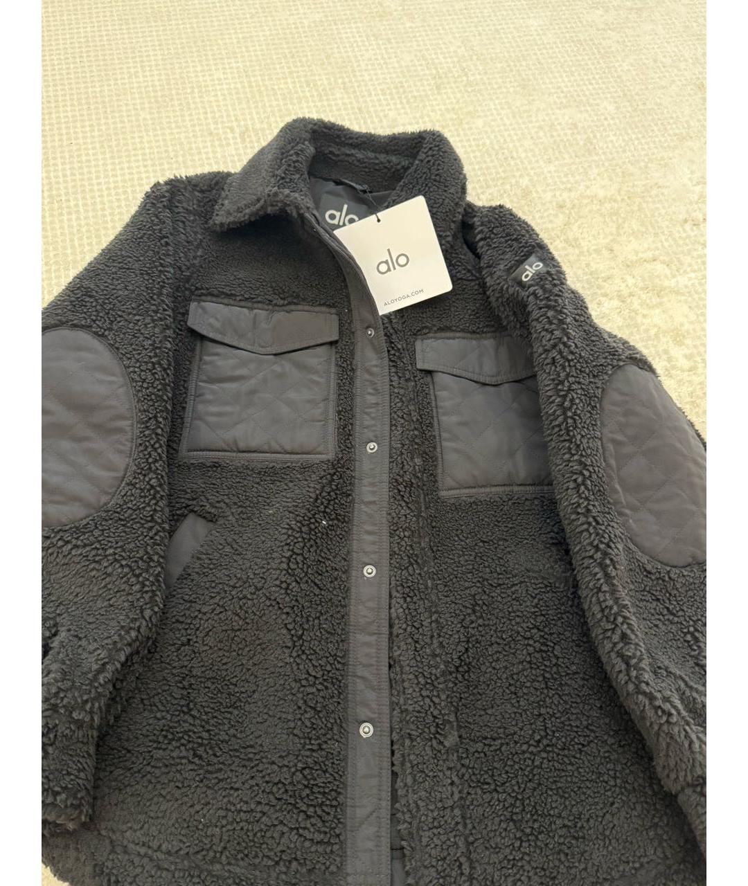 ALO YOGA Черная шерстяная парка, фото 2