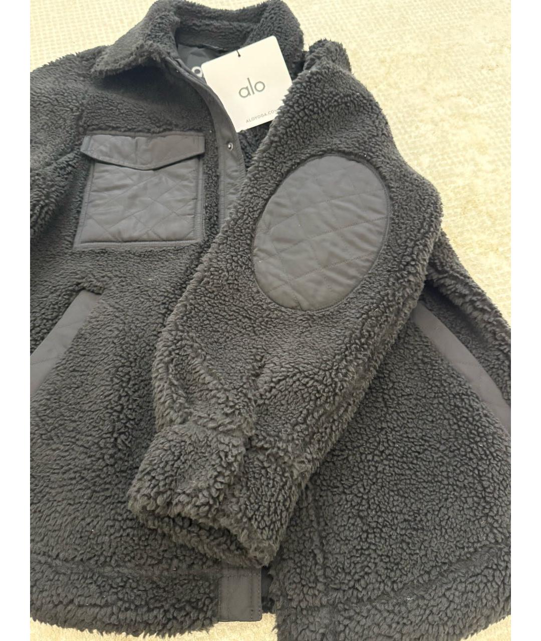 ALO YOGA Черная шерстяная парка, фото 7